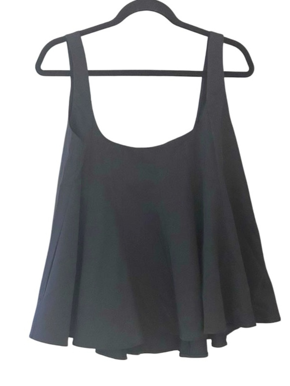 Club Monaco Sleeveless Top Size Large Navy Blue Cotton Blend